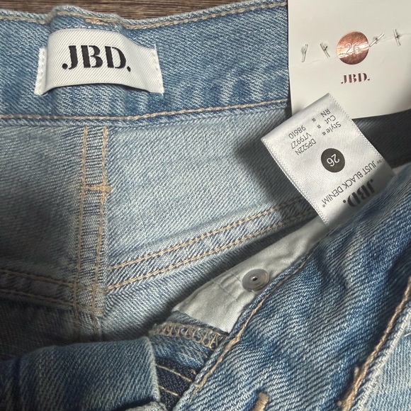JBD Light Blue Distressed Boyfriend Jeans - Picture 2 of 3